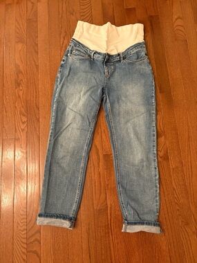 Ripe Denim Maternity Jean - Hunter Over Bump Crop Jean